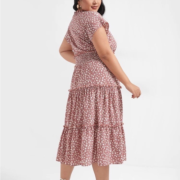 Floral fringe dress 💜 - Picture 4 of 6